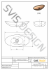 S.V.I.S. Design UMYWALKA 50 CM ORION DĄB LAKIER BŁYSZCZĄCY NATURALNY
